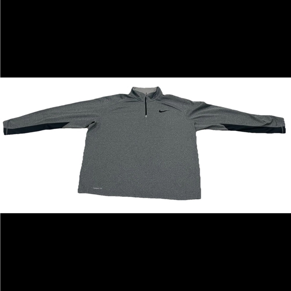 Nike Gray and Black Therma-Fit Jacket
